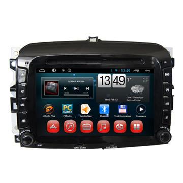 China New Fiat 500 Car Video System Fiat Car DVD GPS Navigation Multimedia Steering Wheel Control Support for sale