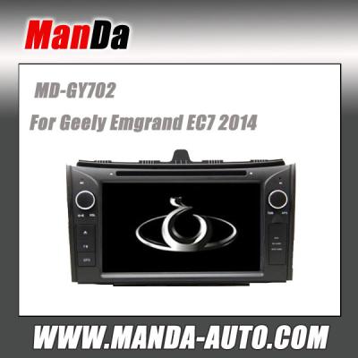 Chine Dvd de voiture de vacarme de Manda 2 pour les automobiles 2014 de système de multimédia d'unités de tête de dans-tiret de navigation de généralistes de dvd de voiture de Geely Emgrand EC7 à vendre