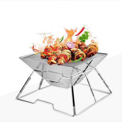 China Portable Portable BBQ Grill Stainless Steel Mini Stove Outdoor Camping For Picnic 2pcs YL-CT485 NC 34.5*17*5.5cm YUELANG 5-10kg; ZHE 2.2KG for sale