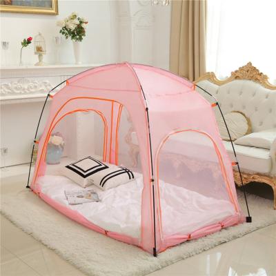 China Diagonal tying type YL double layer indoor kids pop up house mosquito net bed tent cheap price kids play tent for sale