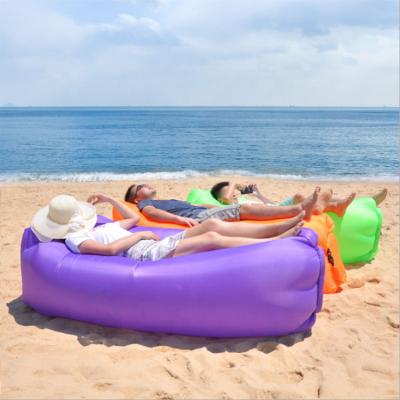 China Modern Outdoor Lazy Stitching Inflatable Air Camping Inflatable Portable Foldable Inflatable Bed Sofa Couch Hammock for sale