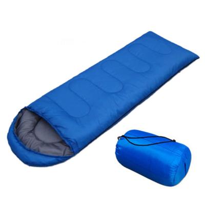 China Hybrid Type 170T Polyester Cotton Single Sleeping Bag Hollow Outdoor Camping Use With Tent 1 Person Easy To Carry for sale