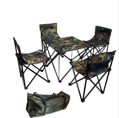 China Straight Bracing Type Ultralight Portable Folding Coffee Table And Chair Sets Garden Desk Sets For Outdoor Picnic for sale