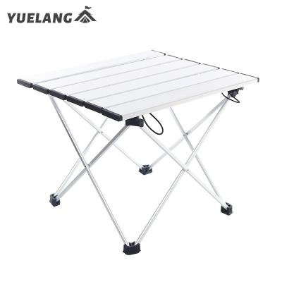 China Lightweight High Quality Outdoor Aluminum Portable Folding Camping Picnic Beach Dining Table For Camping Outdoor Folding Table And Chair for sale