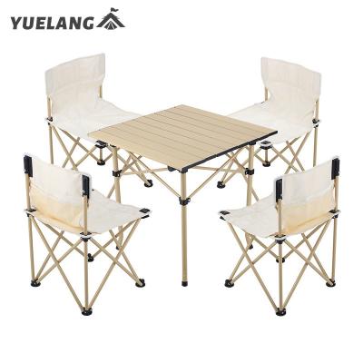 China Lightweight and folding chair set factory manufacturers outdoor portable camping camping table chair for adults for sale