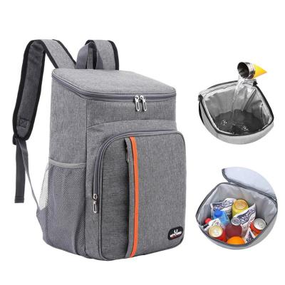 China Large Waterproof Insulated Wine Cooler Bag Camping Bag Cooler Backpack For Picnic Lunch for sale