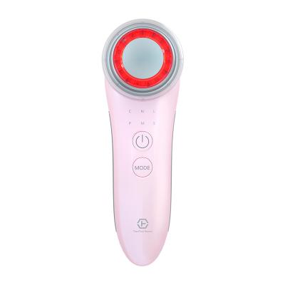 China Anti-Puffiness Home Use Beauty Equipment EMS USB Led Vibrating Anti Aging Facial Massager for sale