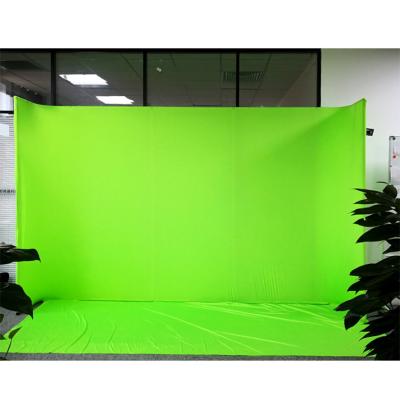 Cina KEY35 Photo studio accessories green screen kit photography backdrop with stand Backdrop Cloth in vendita