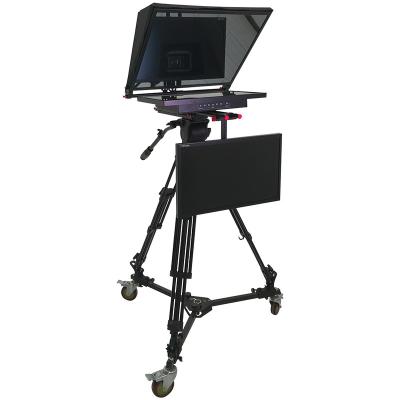 China TY21G2 21 Inch Computer Screen Teleprompter With PTZ Caster Tripod Wireless Remoter for sale