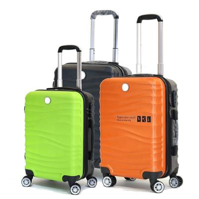 China 20+24+28inch ABS Expandable Mix Color Expandable Luggage Set With New Design And Bigger Capacity for sale