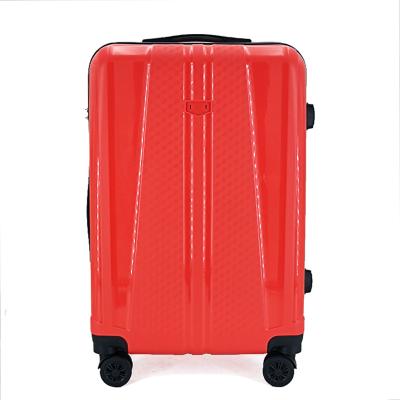 China High Grade PP Eco - Friendly Luggage Set Wholesale 20 / 24 Inch Suitcase Luggage Travel Trolley for sale