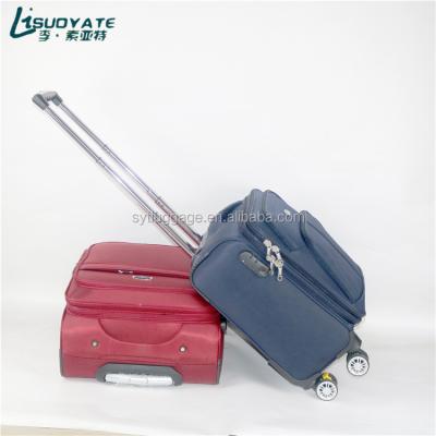 China Plain High Quality 1680d Polyester Stock Soft Fabric Inside Soft Trolley Nylon Bags Luggage Moving Case for sale