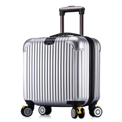 China Fashionable 16/18 inch ABS laptop luggage loading suitcase bag with brake wheels for sale