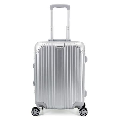 China Wholesale Latest Design Luggage Business Style Suitcase Travel Trolley Wheel Luggage Bag Eco-friendly With Metal Corner for sale