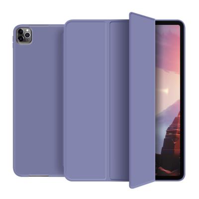 China Luxury slim book case with pen hole back stand adjustable tpu 12.9 inch tablet covers for ipad pro 2021 12.9 inch case for sale