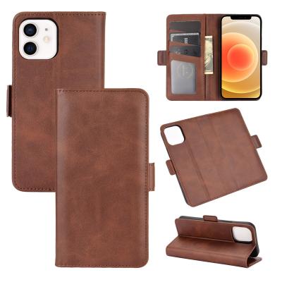 China Luxury Gorgeous Hot Selling 2021 For iPhone 12 Case Luxury Genuine Leather Wallet Flip Cover Mobile Phone Cover Cases With Card Holder for sale