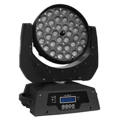 China Update stage zoom light 36x 18w 6 in 1 rgbwa uv zoom led moving head light for sale