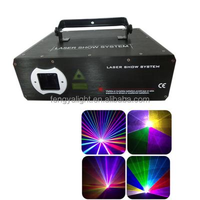 China Full Color Laser Beam Laser Light 2W RGB Text Animation Show And Show Animation Lighting Indoor Laser Light for sale