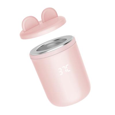 China BPA Free Portable Travel milk warmer wireless heating constant temperature baby rechargeable wireless bottle warmer for sale