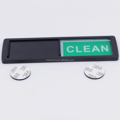 China Household Dishwasher Magnetism Indicator Black Signage Indicator Clean Dirty Dishwasher Parts Clean Dirty Sign for sale