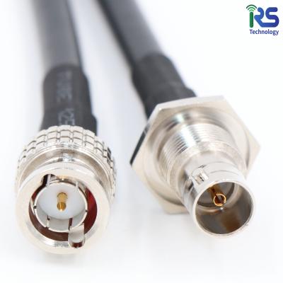 China Bnc SDI-12GHz female to rg6 cable 75 ohm high quality Bnc female connector, Bnc SDI-12GHz connector for RG6 cable for sale