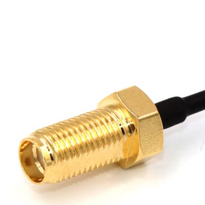 China RF Cable Rg178 With Ipex Ufl To Sma Connector Jumper Pigtail Cable Assembly P/N: RS-CAS-SIP13B5X01 for sale