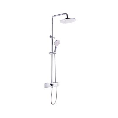 China Without Slide Bar 2021 Best Using Low Price Shower Set Bath Platform Mounted Bathtub Mixer Set Brass Body Faucet for sale