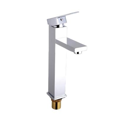 China With Slide Bar 1055G Brass Hand Wash Sink Basin Faucet For Bathroom Basin Faucet Luxury White for sale