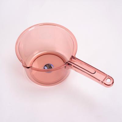 China High Quality 190g Sustainable Kitchen Water Saver Hot Selling Plastic Multi Pocket Water Scoop With Long Handle for sale