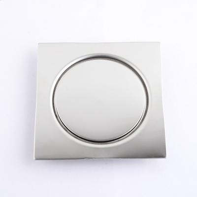 China Modern 15*15cm Wash Insert Stainless Steel Square Clean Room Cheap White Floor Drain for sale