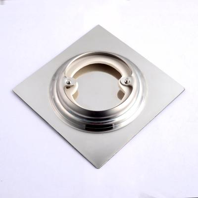 China 10*10cm Modern With Tile Insert Square Shower Iron Kitchen Bathroom Durable Stainless Floor Drain for sale