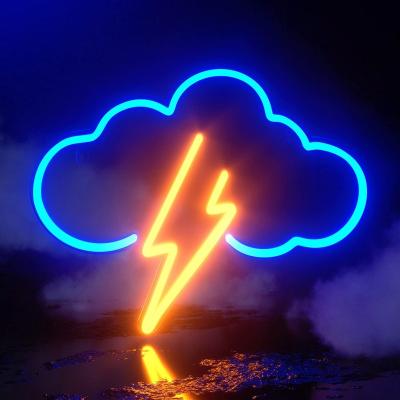 China Warehouse Customized Plugs Or USB Powered Led Neon Cloud Light For Wall Decor for sale