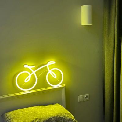 China Remote Desktop Dimmer Bicycle Art LED Neon Sign Custom With Five Star Service for sale