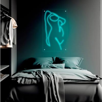 China Garden Drop Shipping Exquisite Artistic Nude Lady Neon Sign Girl for sale