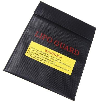 China Vehicles & Remote Control Toys Fireproof Safe Black Guard Protector Bags Charge Sack 18x23cm Lipo RC LiPo Battery Safety Bag Guard for sale