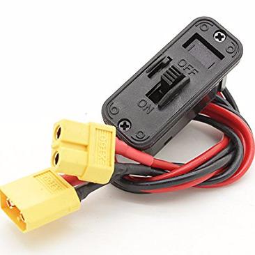 China RC Hobby RC Heavy Duty On/Off 2 Wire Switch Harness With XT60 Connector Male And Female For RC Car Truck for sale