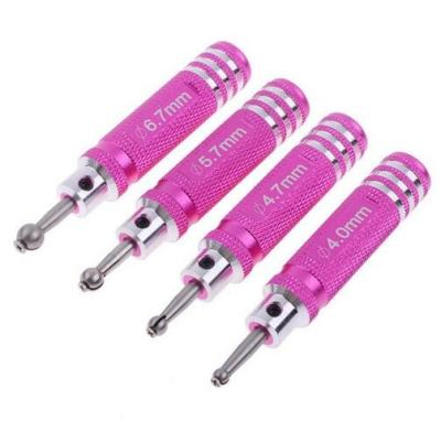 China RC Hobby 4 Pcs RC Tool Steel Ball Head Reamer Kit For RC Trex 450 Helicopter 4.0/4.7/5.7/6.7mm for sale