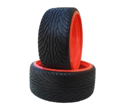 China RC Car Truck 4pcs RC Car Flat Pack Tires Tire Fit HSP HPI 1:10 On-Road Car for sale