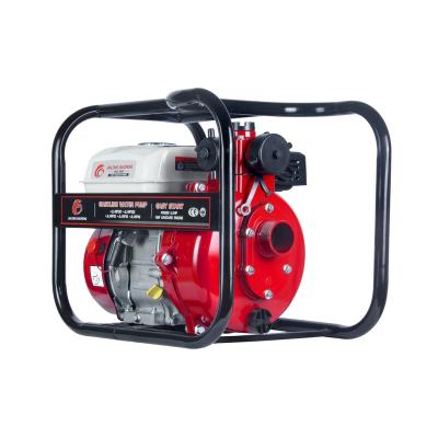 China Air-cooled 7.0hp 2 inch high pressure single impeller gasoline water pump WP20 for sale