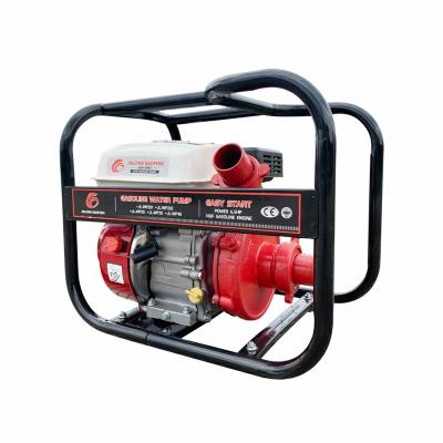 China Commercial Buildings 170F 7HP 2 Inch Cast Iron Gasoline Centrifugal Water Pump With Red Color for sale