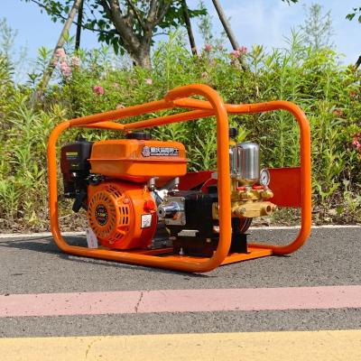 China New Type 22mm HTP Agricultural High Pressure Pesticide Gasoline Power Sprayer With Frame for sale