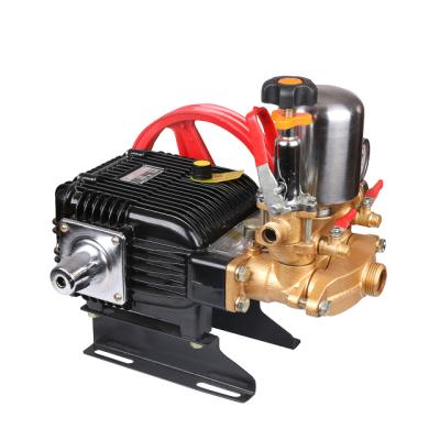 China Agricultural Irrigation Piston Power Sprayer Pump With Black Cover for sale