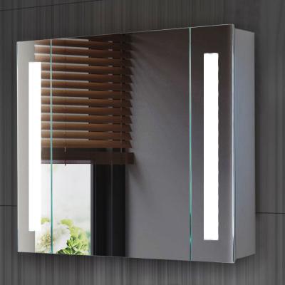 China 4000K LED Medicine Cabinet Anti Fog Lighted Medicine Cabinet Square for sale