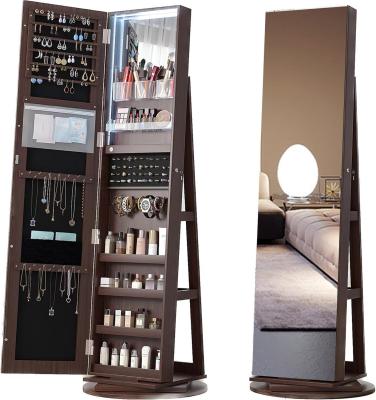 Cina Frameless Full Length Mirror Cabinet Rectangle Wood Mirror Cabinet Customized in vendita