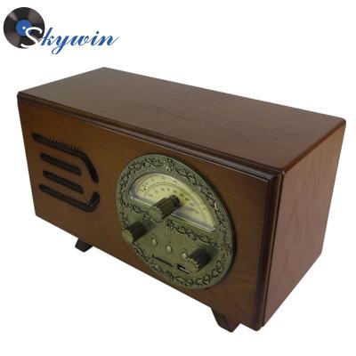 China Retro Wooden AM FM Radios Newest Full Solid Retro Wooden AM/FM Radios With USB/SD/MMC for sale