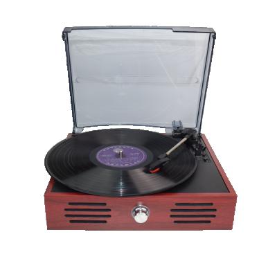 China Old Fashion Turntable Vinyl Phonograph LP Record Player with Built in Stereo Speakers SW-TP449 for sale