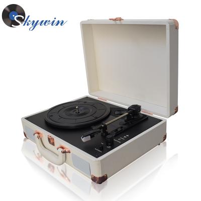 China Low price blue portable turntable tooth record player with USB for sale