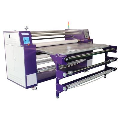 China Hotels Roller Drum Heat Press Machine For Large Production Of T Shirt Printing for sale