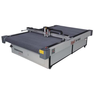 China Professional Fabric Supplier Apparel Fabric Cutting Machine With Knife Including Round Tool Punshing Tool for sale