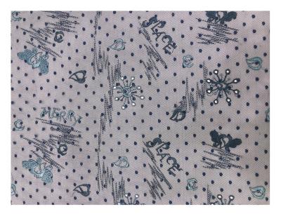 China Fashionable Star Viable Fancy Design Sun Pattern Fabric Lace Embroidery Tulle Nice Quality For Fashion Garment for sale